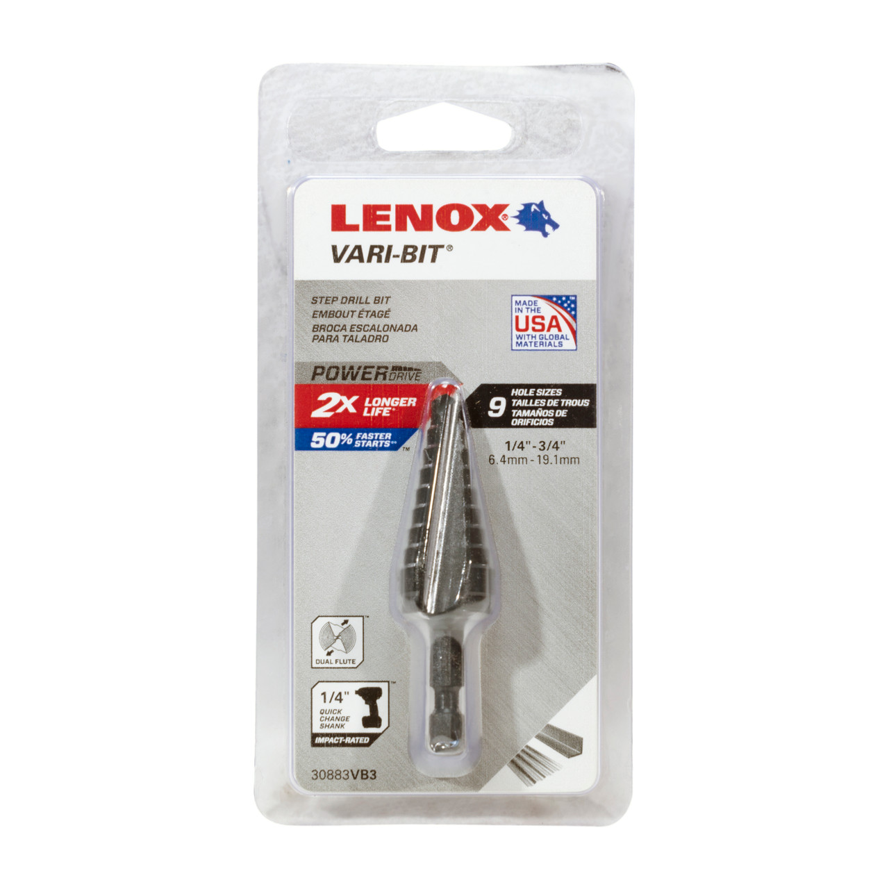 Stanley ® Products Vari-Bit Step Drill Bits, 1 7/32 In-7/8 In, 2 Flutes - AMMC - Foto 13