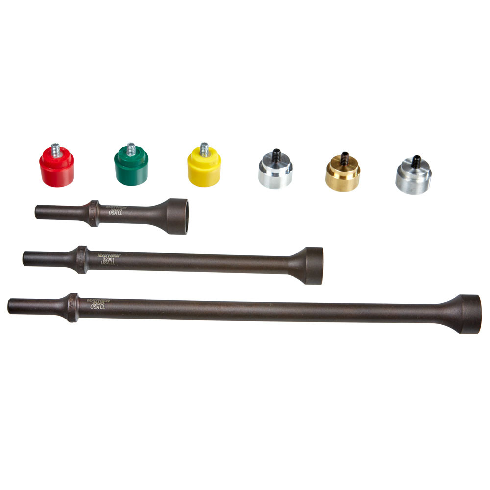 Mayhew Tools 32026 Juego de martillo de punta reemplazable neumática de 9  piezas | Venta de herramientas JB