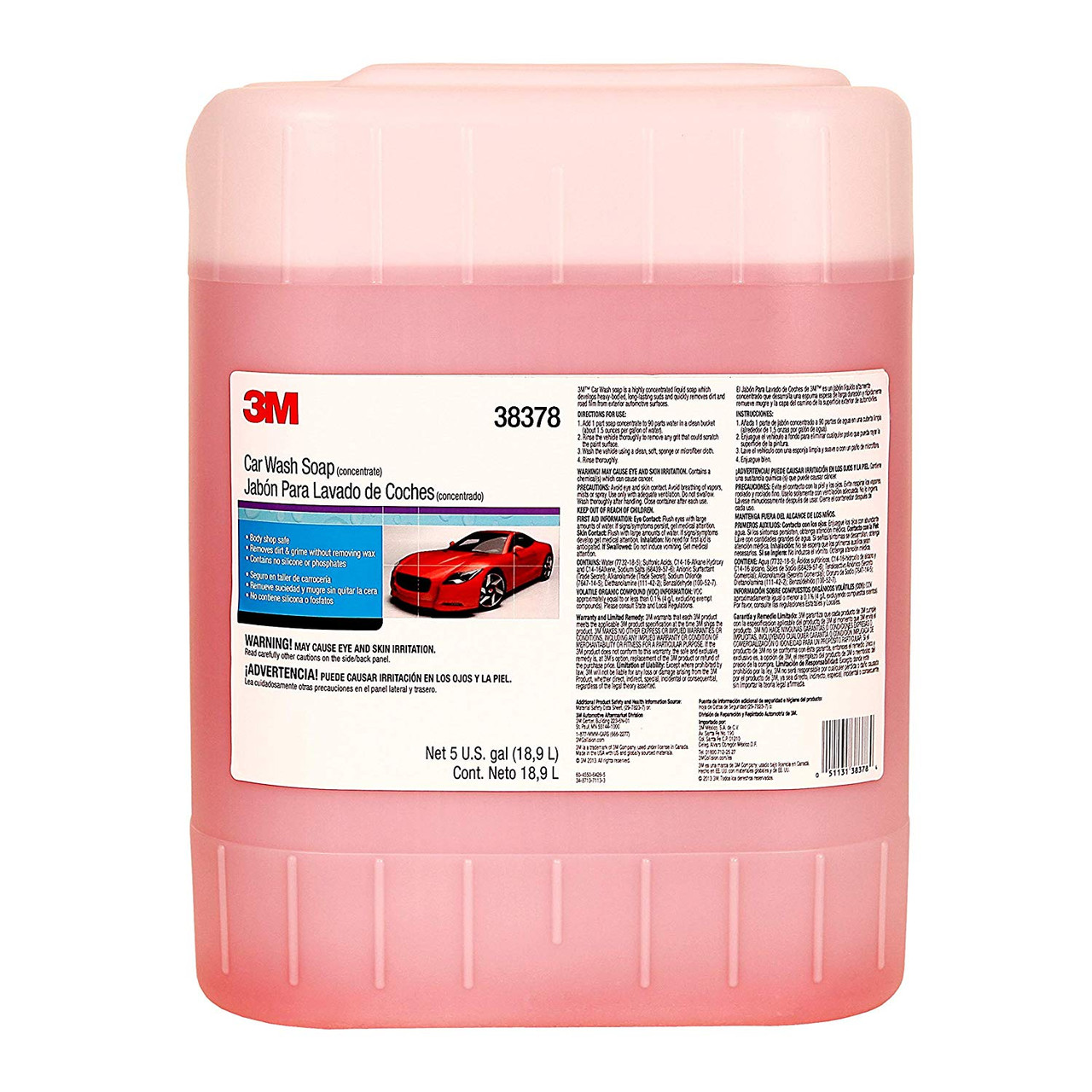 Chemical Guys CWS803 Clean Slate Wax-Stripping Wash, 1 Gal.