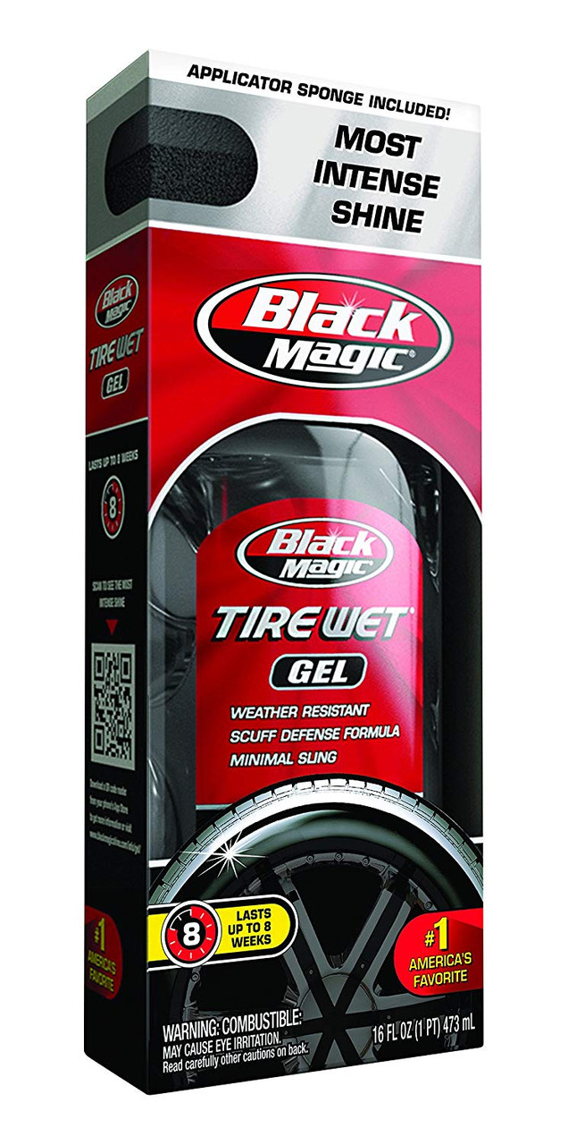 Black Magic 5072647 Tire Wet Gel, 16 Oz.