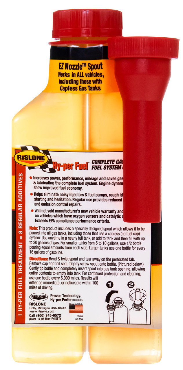 Rislone 4700 Complete Gasoline Fuel System Treatment - 16.9 oz