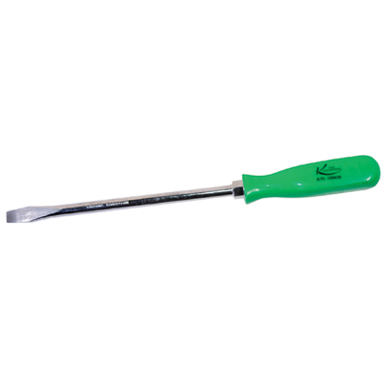 Lager Swipe Delegeret K Tool 19908 skruetrækker, slidsspids, 8" lang klinge, med grønt  plastikhåndtag | JB Tools