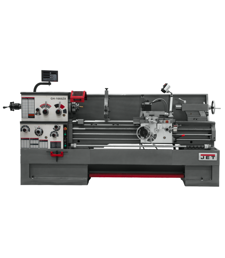 Jet GH-1660ZX Lathe w/ACU-RITE 203DRO Taper&Collet (321576) | JB Tools