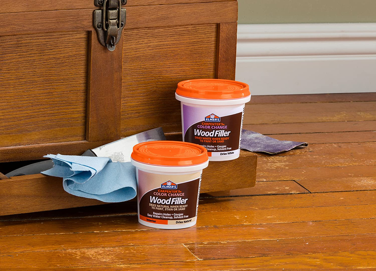 Elmer's Interior/Exterior Stainable Carpenter's Wood Filler –