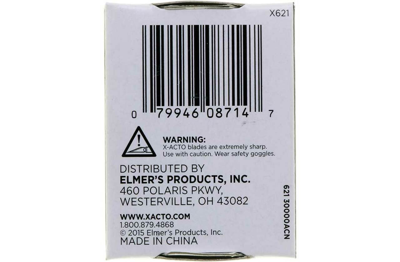 Elmers-xacto 5 Pack No. 10 General Purpose Blade X210 for sale