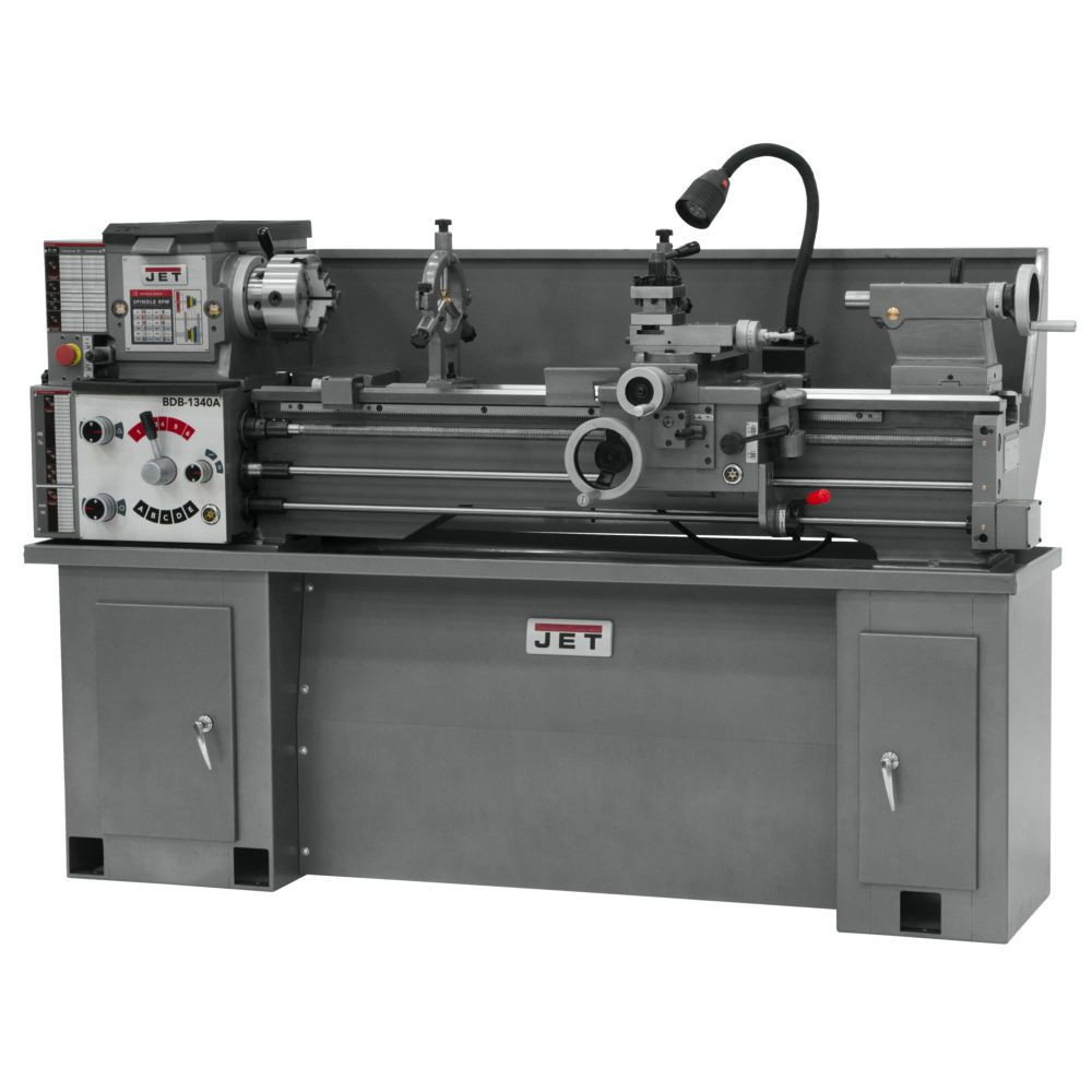 Jet BDB-1340A-TAK 2HP/1PH Lathe w/Taper Attachment (321120) | JB Tools