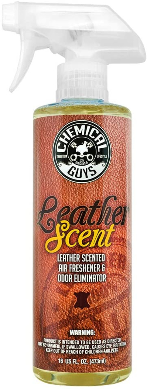 Chemical Guys AIR_102_16 Leather Scent Premium Air Freshener and Odor  Eliminator