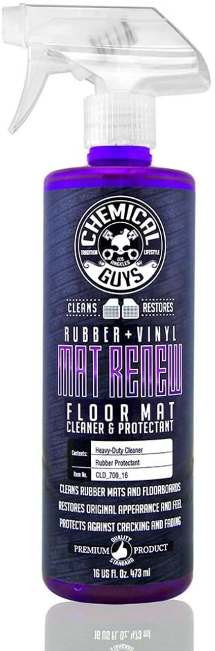 Chemical Guys CLD_700_16 Floor Mat Cleaner and Protectant (Rubber + Vinyl), 16 fl. oz