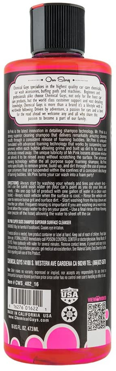 Chemical Guys CWS_402_64 Mr. Pink Super Suds Shampoo & Superior Surface Cleanser