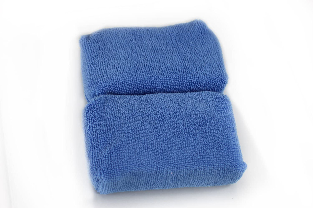 Chemical Guys Premium Grade Blue Microfiber Applicator Pads | Universal (MIC_292_02)