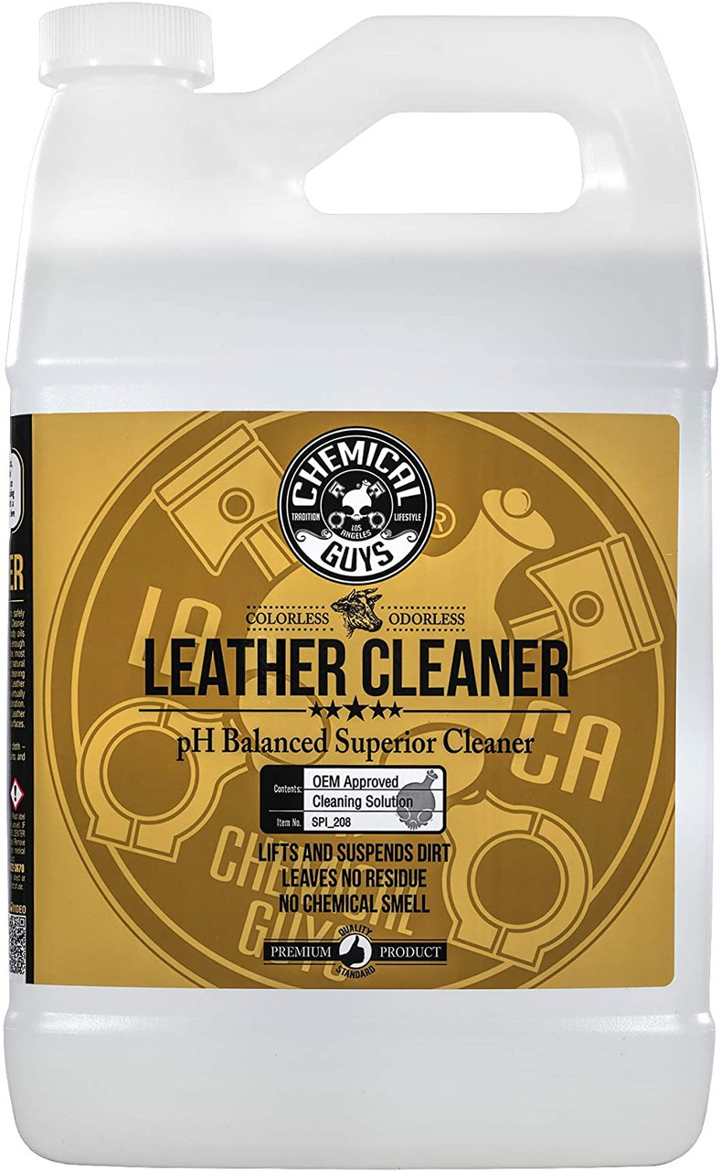 Chemical Guys SPI_208 Colorless and Odorless Leather Cleaner, 1 Gal