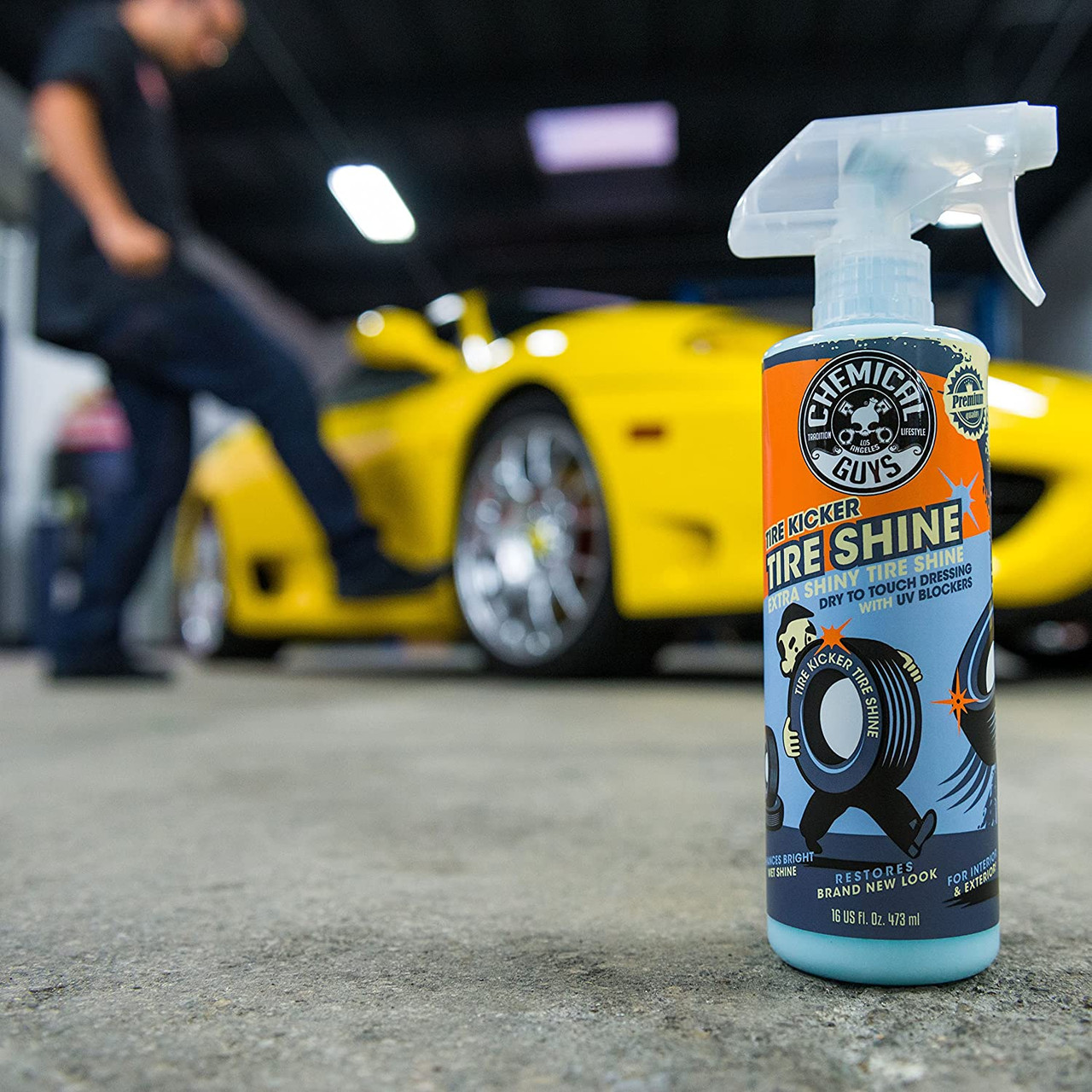 Chemical Guys Tire Kicker Extra Glossy Tire Shine - 16oz – Mountain Fire  Wheels