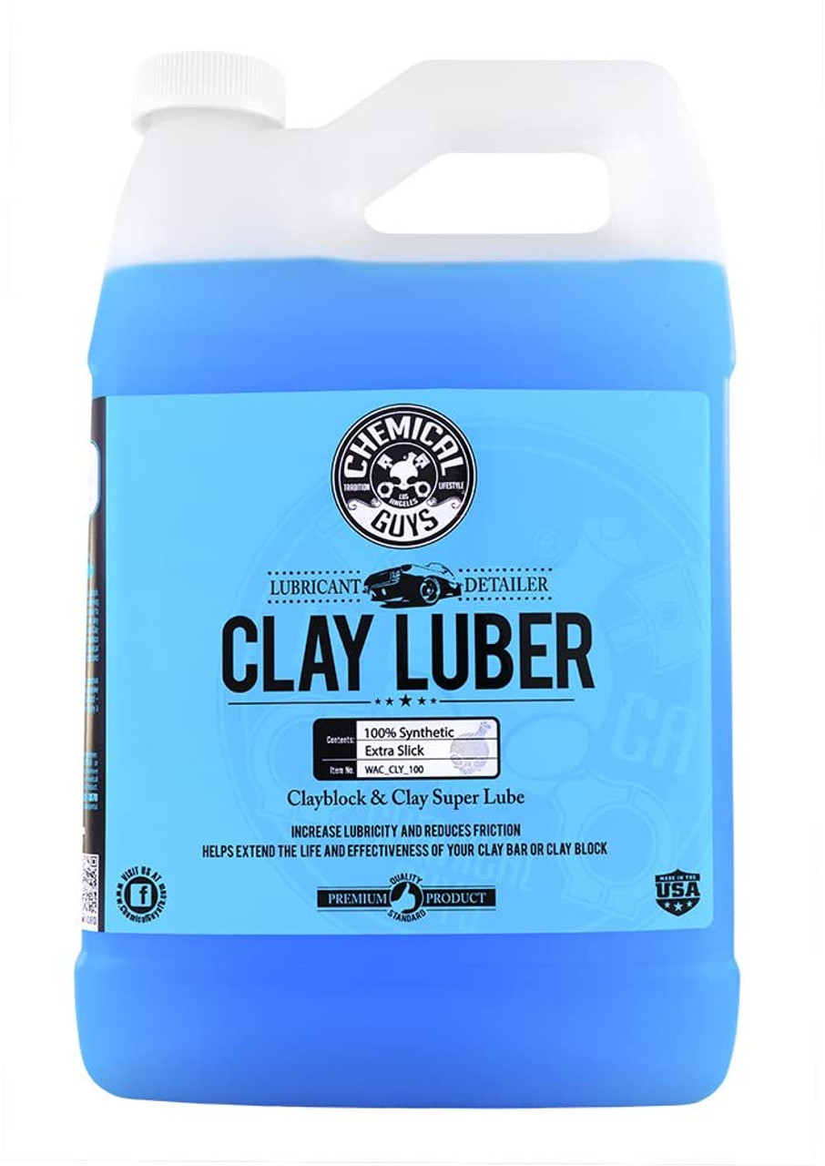 Chemical Guys WAC_CLY_100_16 Luber Clay Synthetic Lubricant, Clayblock and  Clay Super Lube, 16 fl oz