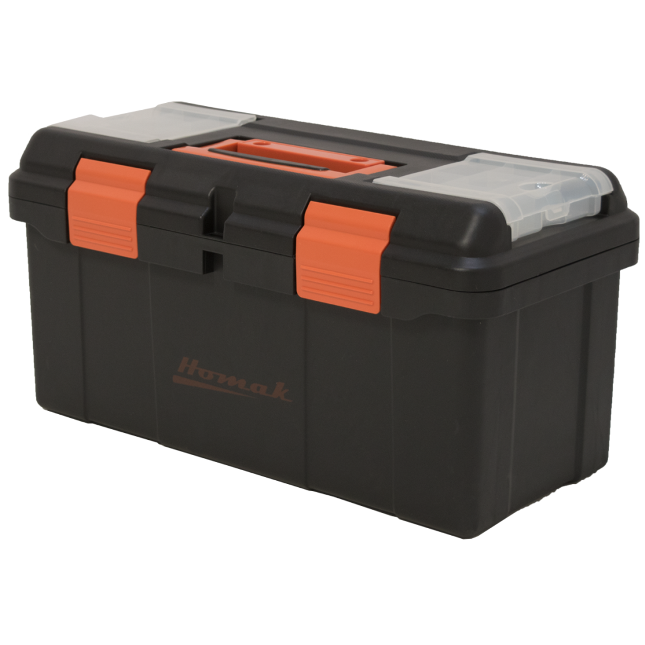 Homak HA01086175 6-1/4-Inch x 8-Inch Plastic Tool Storage Box, Short