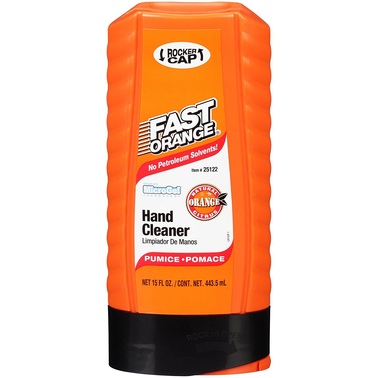 Fast Orange 25108 Pumice Lotion, Heavy Duty Hand Cleaner, Natural