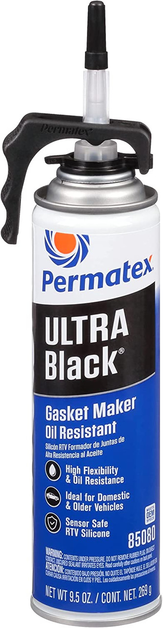 Joint d'étanchéité Permatex 59813 Ultra Black résistant à l'huile 598C, 300  mL