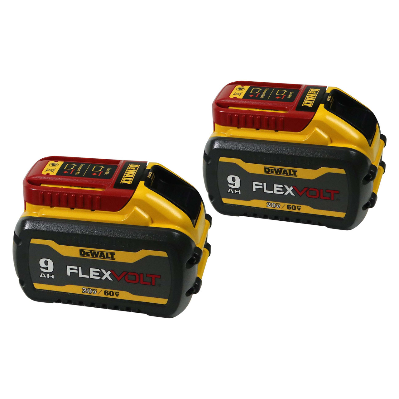 DEWALT DCB609 2 FLEXVOLT 20V 60V MAX Batteries 9.0 Ah 2 Pack