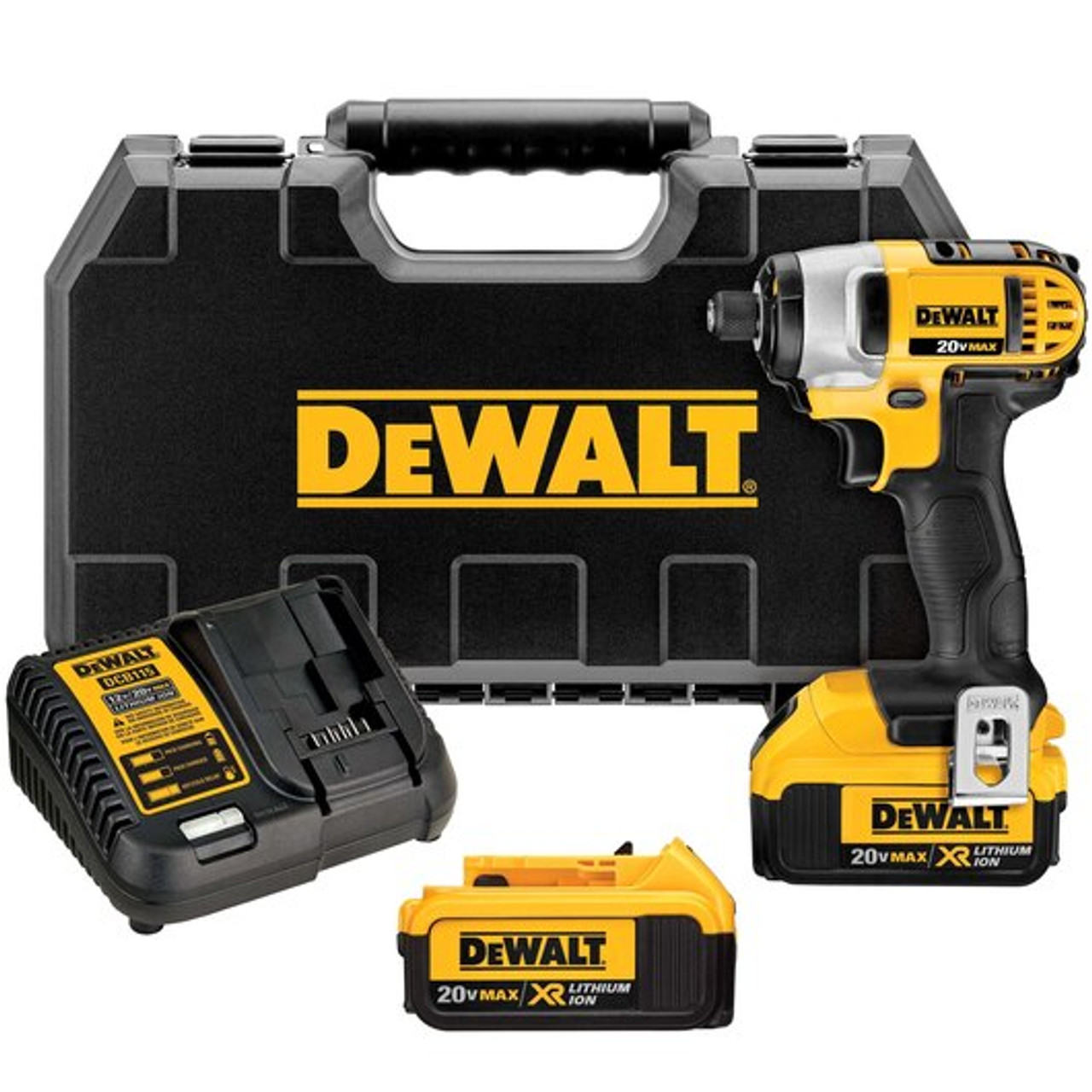 Dewalt dcf885m2 20v 最大 xr 1/4 インチ コードレス インパクト