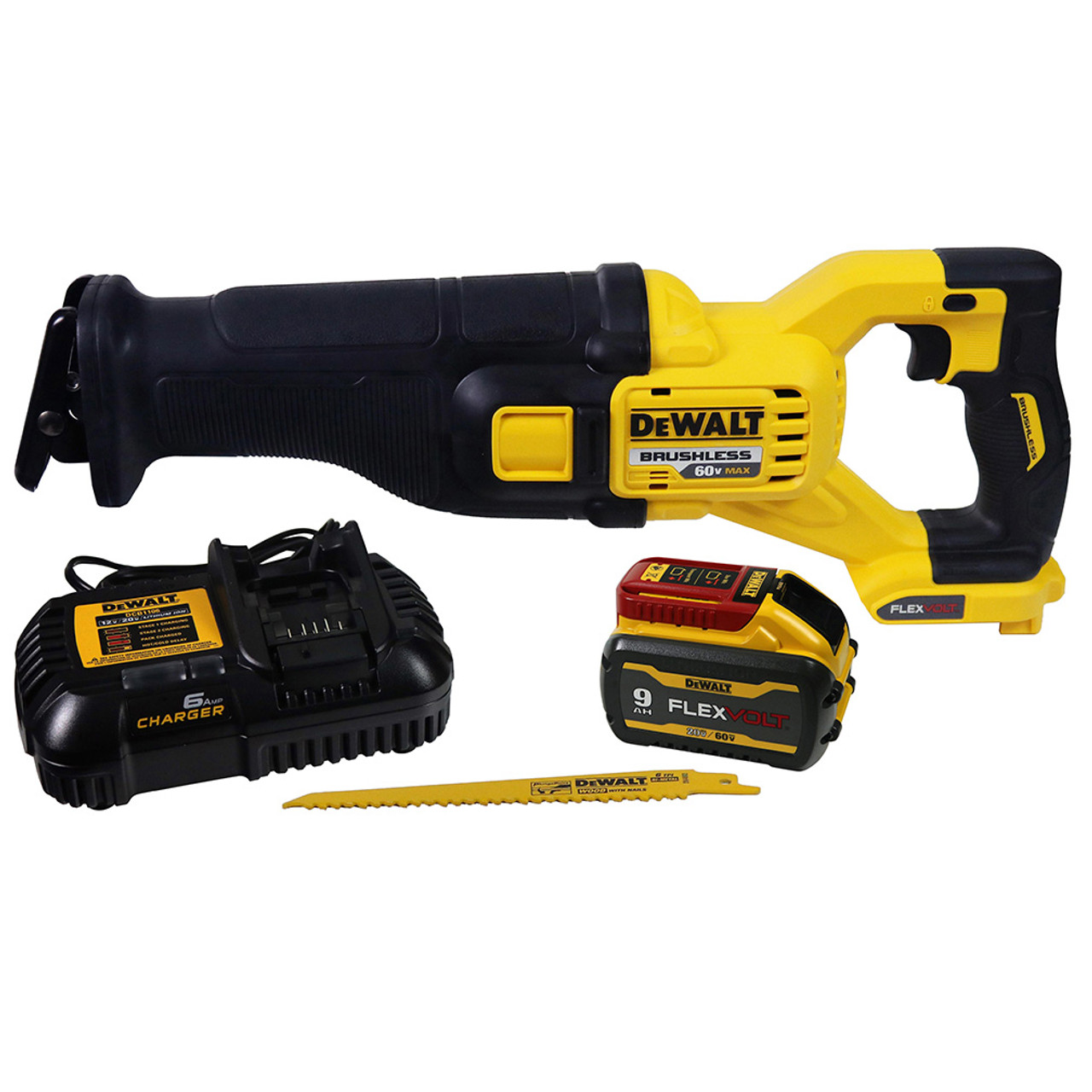 DEWALT DCS389X1 FLEXVOLT 60V MAX Reciprocating Saw Cordless Kit