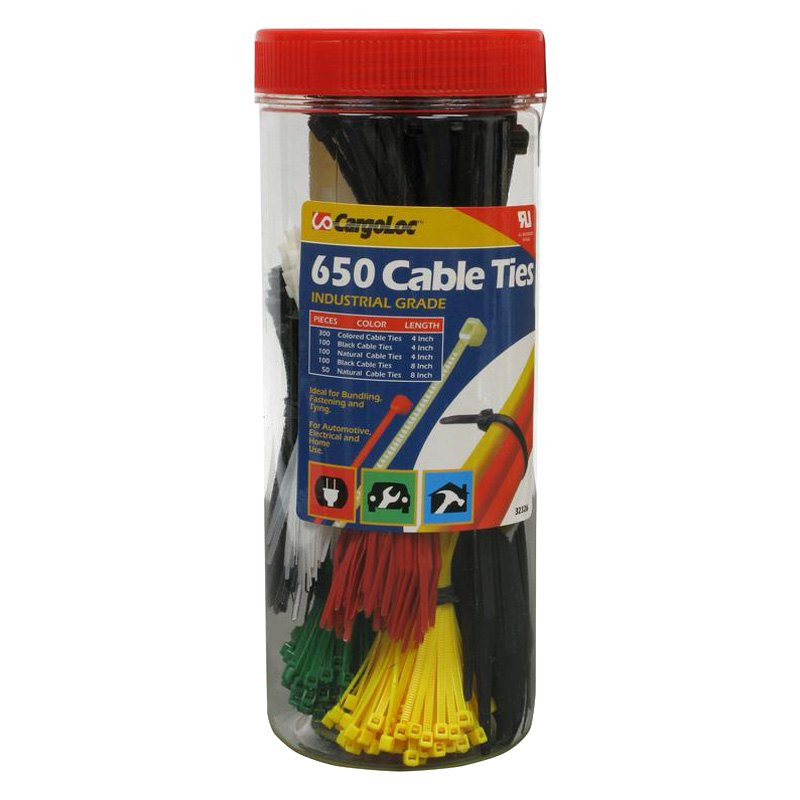 Cargoloc Nylon-Kabelbinder – Wiederverwendbar, Selbstgreifend, Für Heim, Auto & Elektro