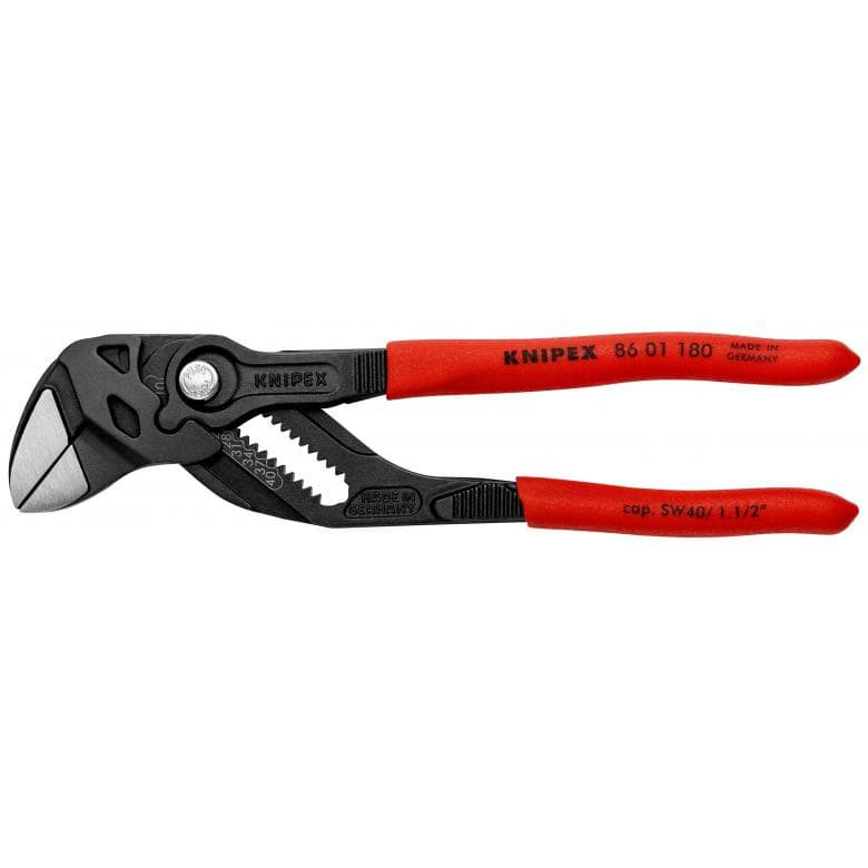 Knipex 86 01 180 Pliers Wrench, Plier, and Wrench in One Tool