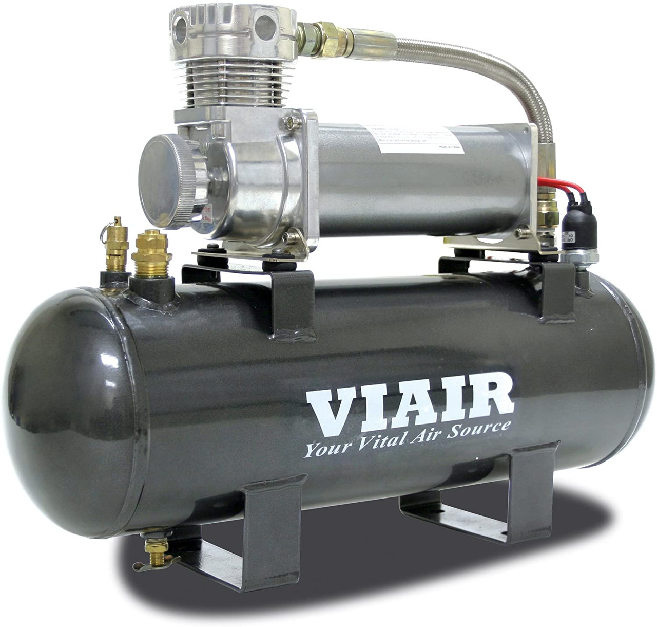 Viair 20007 200 PSI 2.0 Gal. Tank Fast-Fill-200 Air Kit (12V