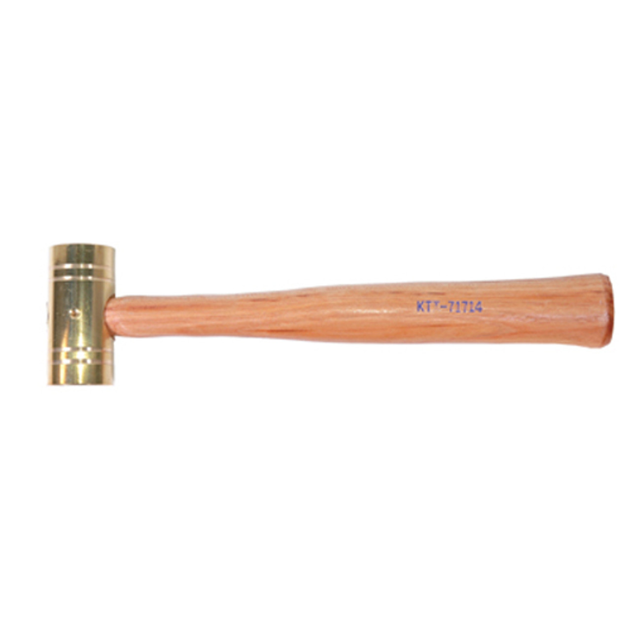 K Tool 71714 Brass Hammer, 16 oz, Non-Sparking, with Wooden Handle, Made in  U.S.A.