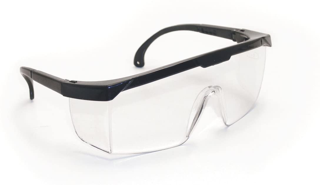 SAS Safety 5125 Classic Safety Glasses With Polybag, Black