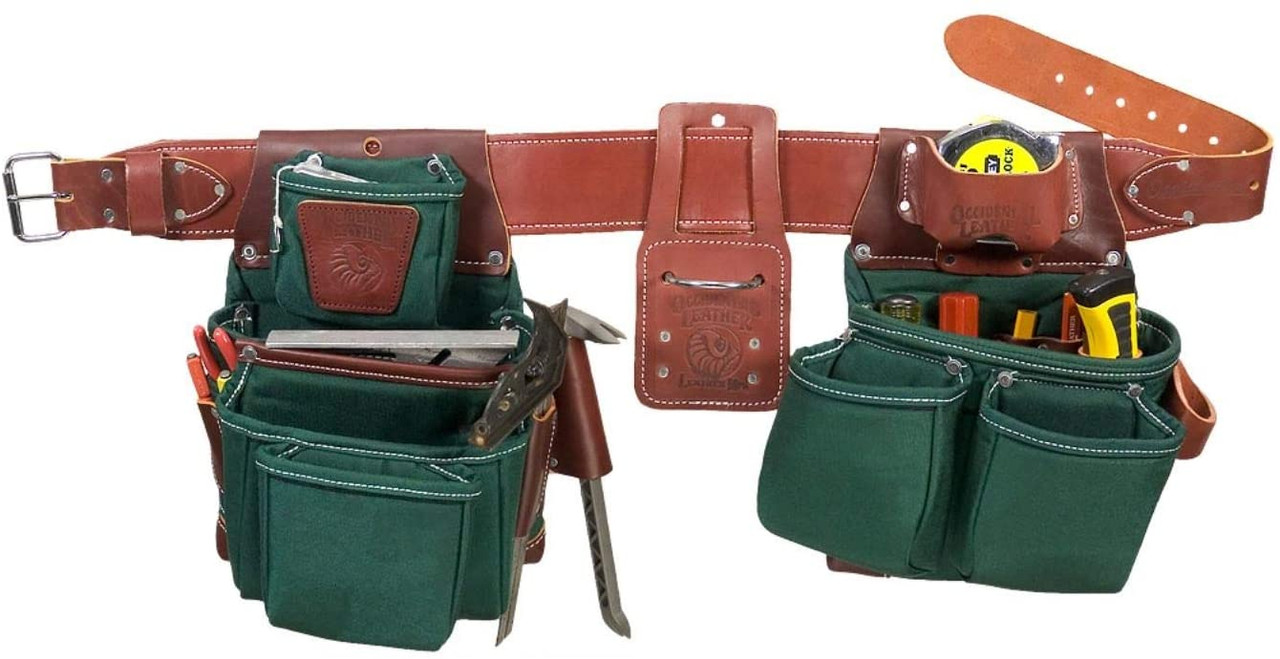 Occidental Leather 9855 Juego de bolsa para cinturón de herramientas para  carpinteros FatLip ajustable