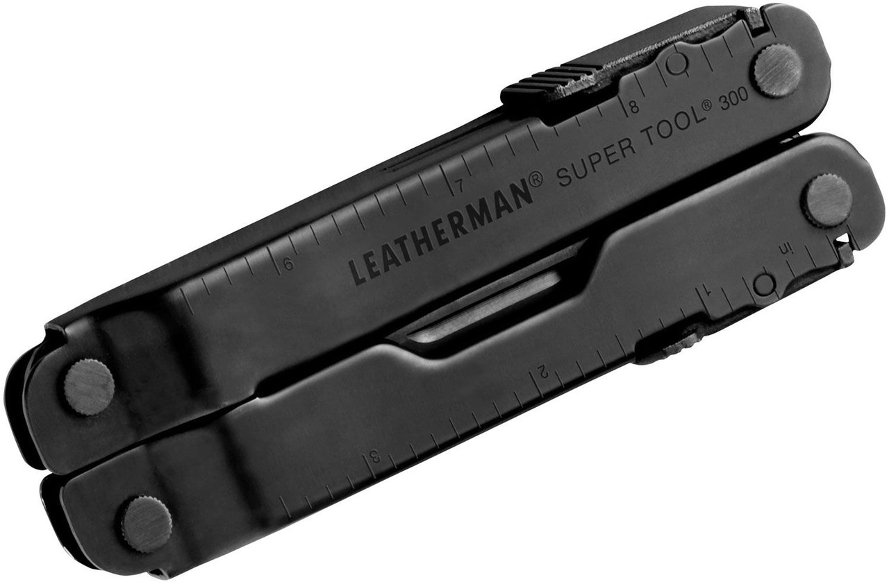 Leatherman 831105 Super Tool 300 Heavy-Duty Multi-Tool, Black Oxide,MOLLE  Sheath