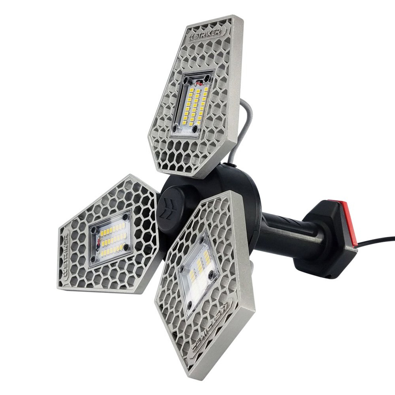 STKR Concepts 00177 Tri-Light 3-Licht 3.000 Lumen Aluminium-LED