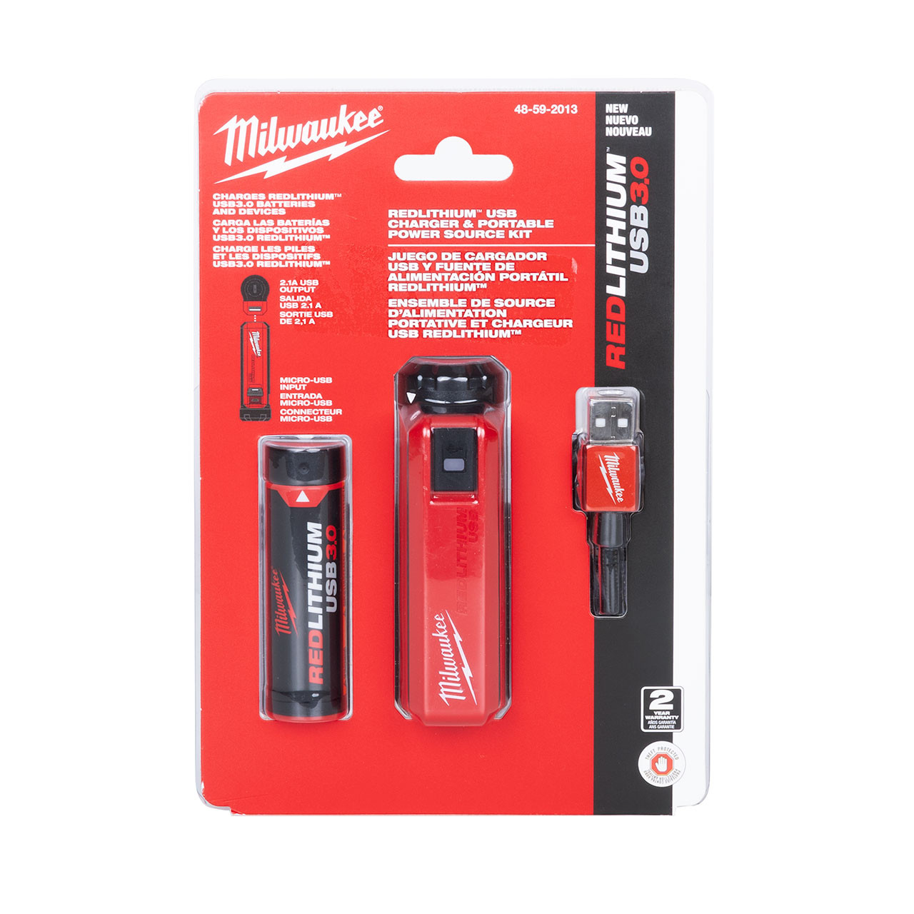Milwaukee 48-59-2013 REDLITHIUM USB Charger and Portable Power