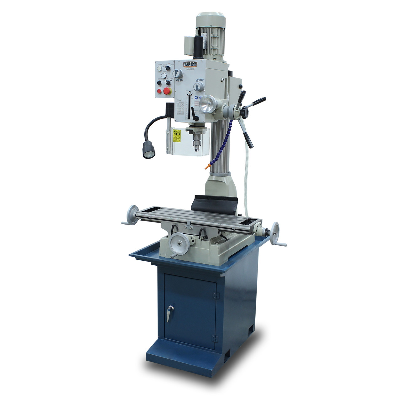 Baleigh 1020692 110V Gear Driven Mill and Drill, Includes Stand, Coolant  System JB Tools