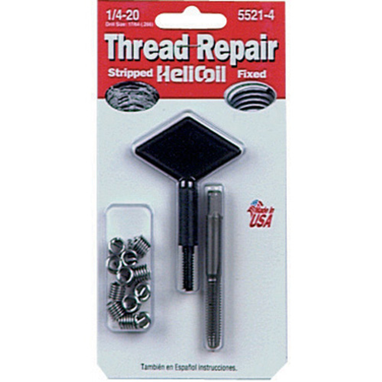 1/4-18 NPT Thread Repair Kit - Helicoil Kit - HD Chasen Co