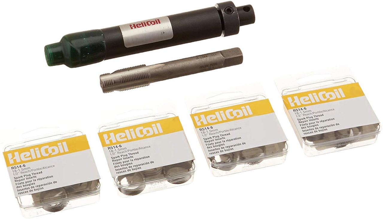 Helicoil 552318 Thread Repair Kit for Spark Plugs, 18mm x 1.50 JB Tools