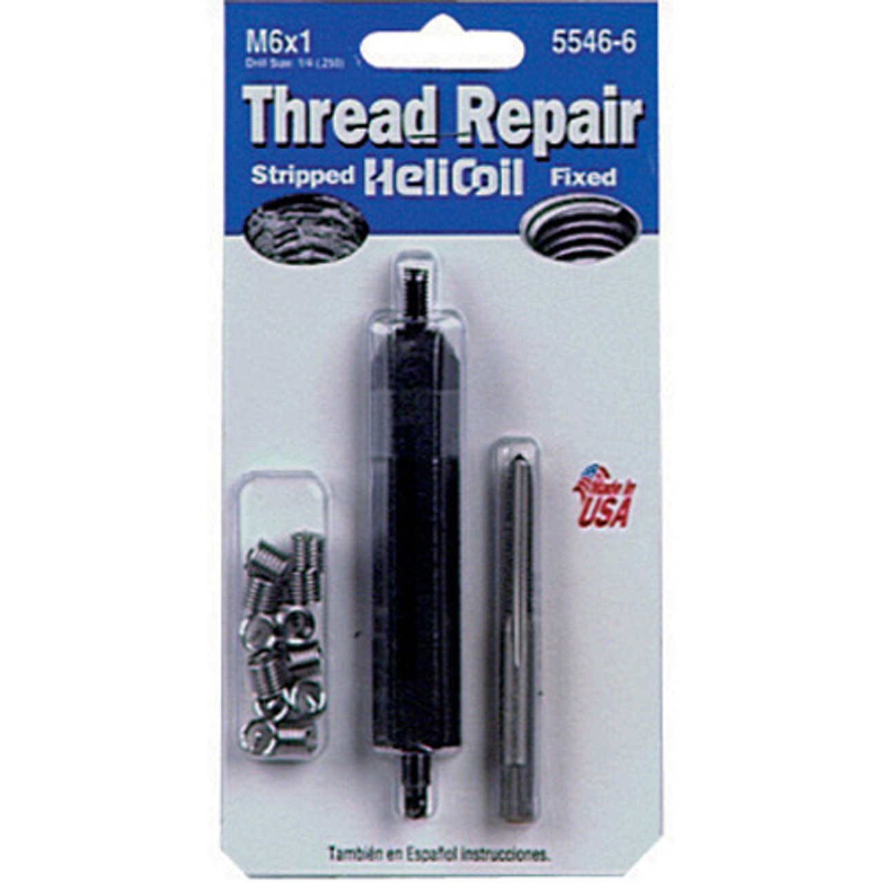 Helicoil 5546-6 Thread Repair Kit, 6mm x 1.00 NC