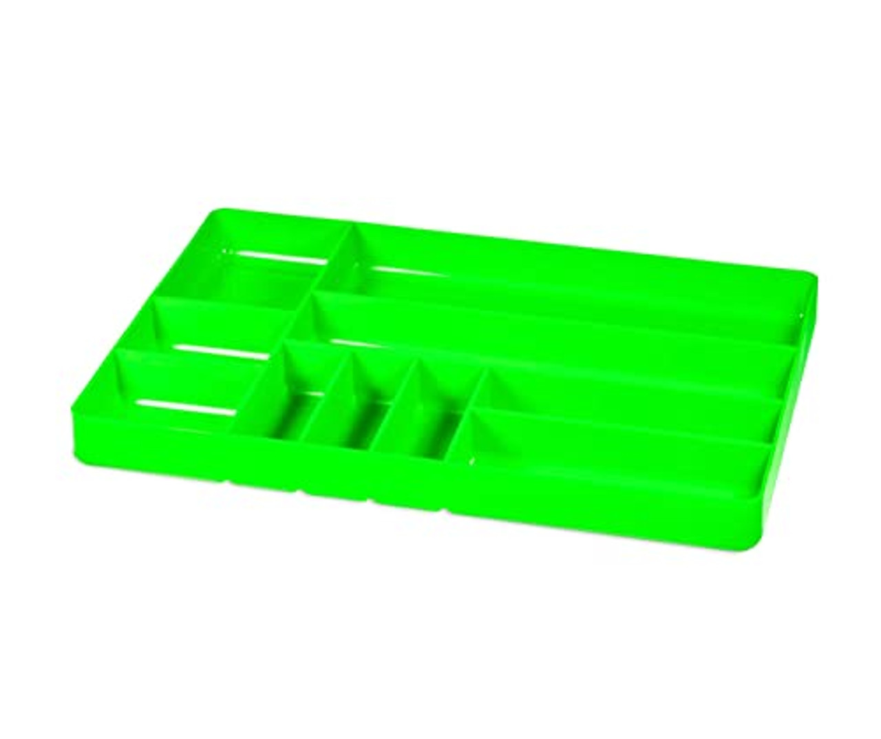 Ernst 5018 11 x 16 10 Compartment Tool Organizer Tray - Green