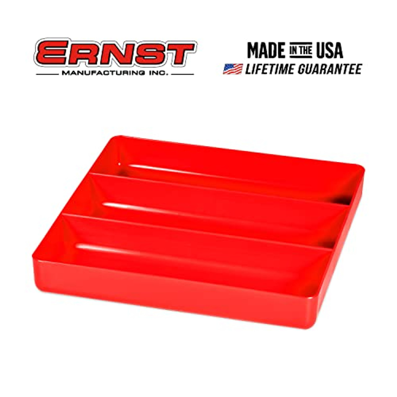 Ernst Manufacturing 10 Compartment Organizer Tray (Red) (11x16