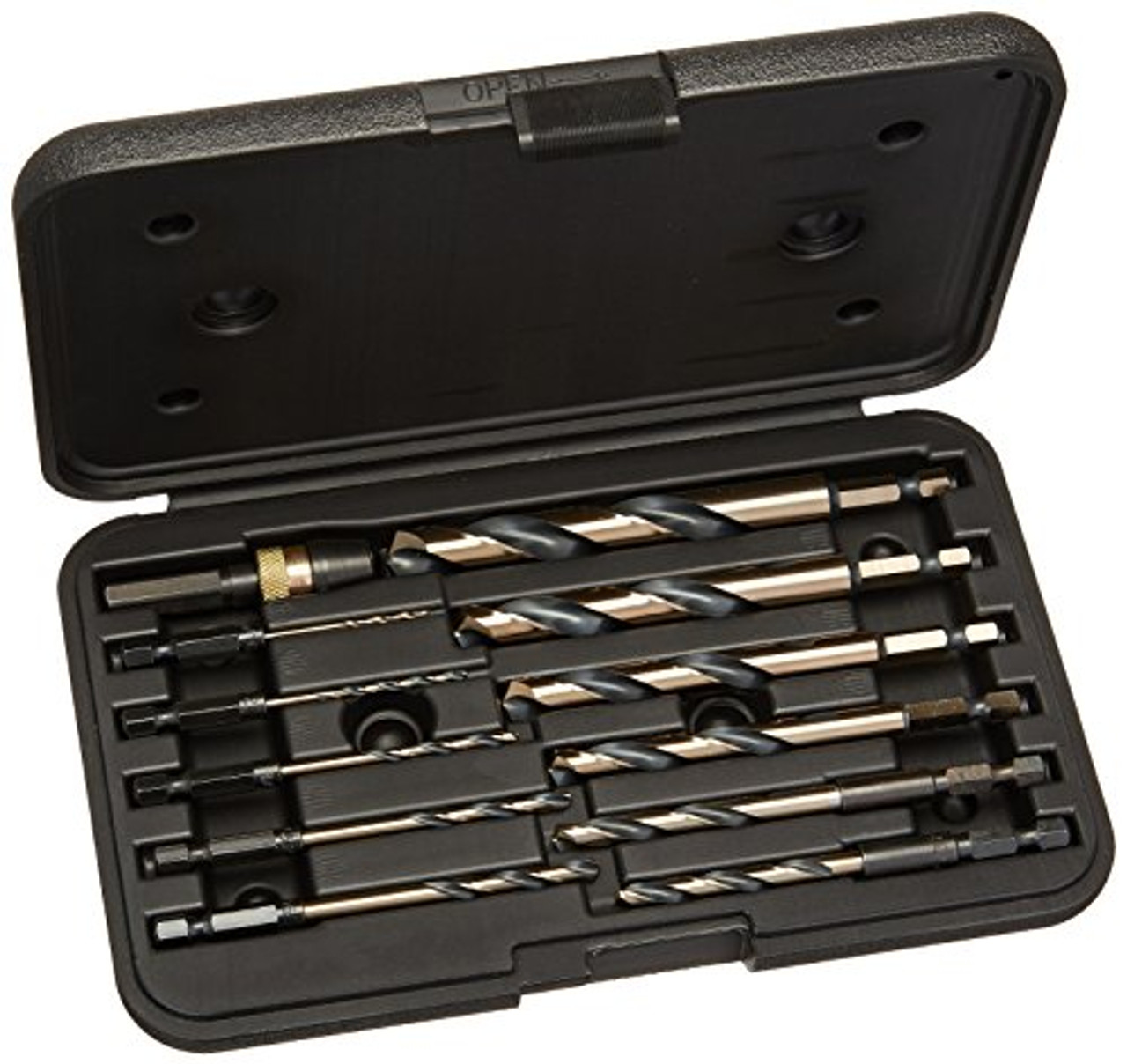 Norseman 34811 Quick-Release Mechanics Length Drill Set, 12 Piece