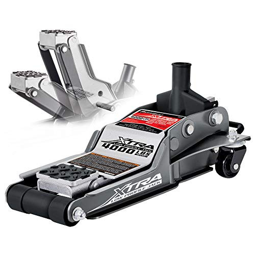 620479E Xtra Low Profile Floor Jack with Safety Bar