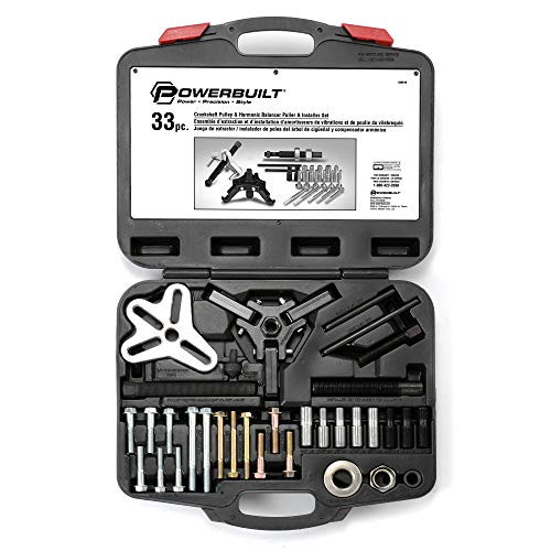 Powerbuilt 648616 Harmonic Balancer and Pulley Installer Tool Kit, 33