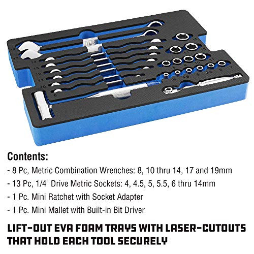 Powerbuilt 642411 83 Pc. 420J2 Stainless Steel Marine Boat Repair Tool