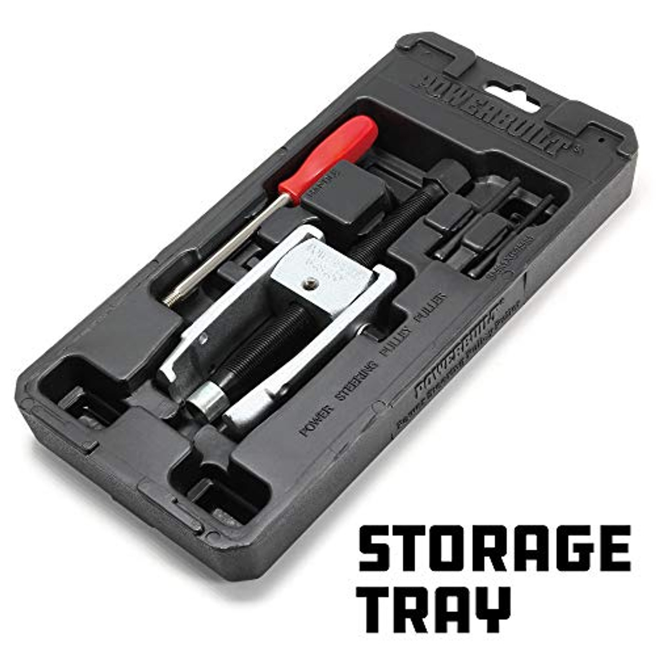 Powerbuilt 648460 Power Steering Pulley Puller, black JB Tools