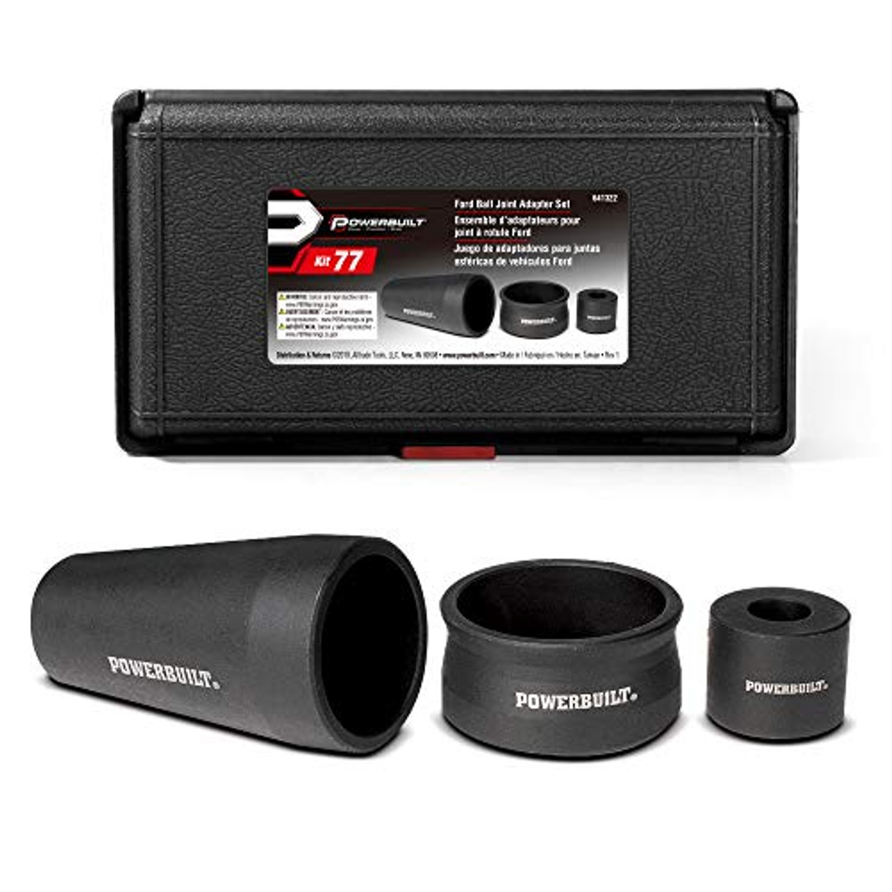 Powerbuilt 641322 Ford Lower Ball Joint Adapter Kit, Vehicle Service