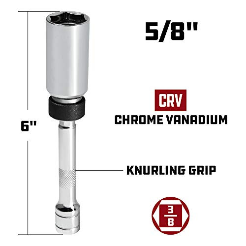 Powerbuilt 1/10,2 Cm (5,5 Mm) Steckschlüssel METRISCH – 6-kantig, Standard, Für Zuverlässige Werkzeugarbeit