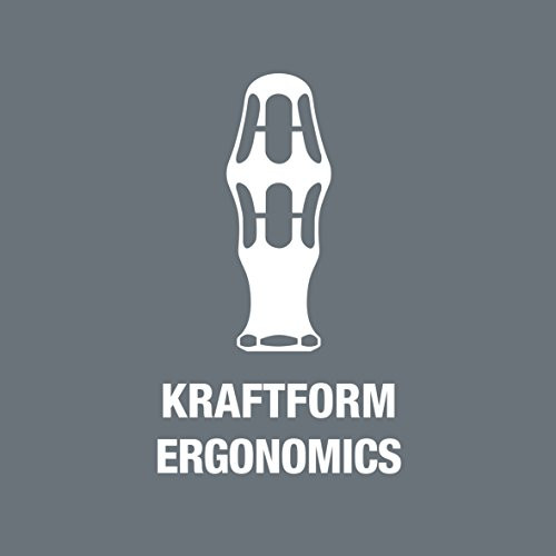 Wera 05051012001 9650 magneetstrip Kraftform schroevendraaierset, 10-delig
