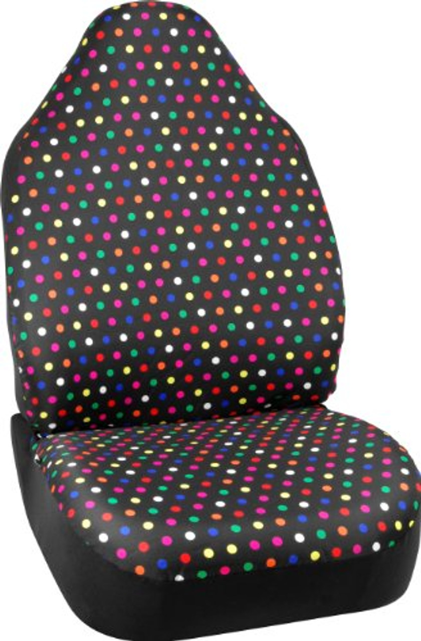 Bell Automotive 22-1-56809-8 universeller Regenbogen-Polka-Dot-Sitzbezug