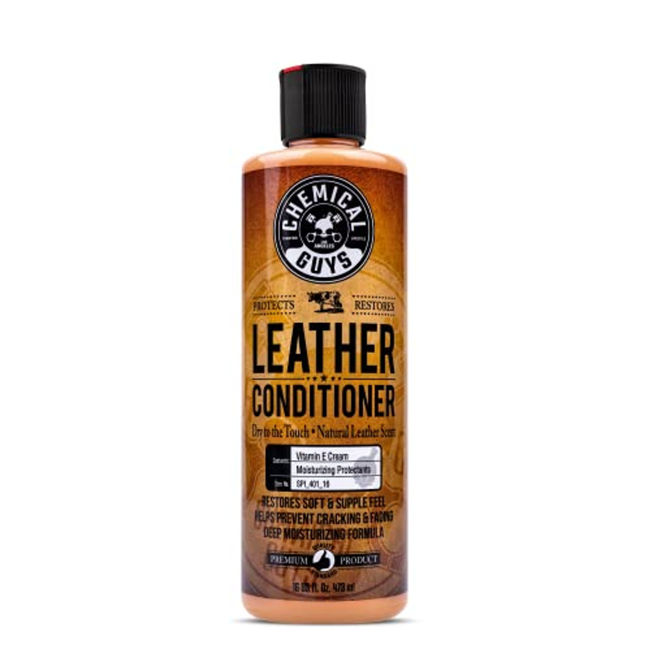 Chemical Guys SPI_103_16 Sprayable Leather Cleaner and Conditioner in One  for Car Interiors, Apparel, and More (Works on Natural, Synthetic,  Pleather