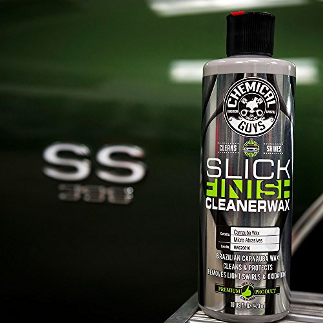 Chemical Guys WAC20616 Slick Finish Cleaner Wax (16 oz) | JB Tools