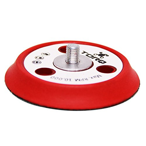 Chemical Guys TORQ R5 Dual-Action Red Backing Plate w/Hyper Flex Technology - 3in